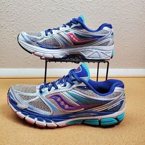 *SAUCONY GUIDE 8 S10256-1 WOMENS SIZE 11M SILVER